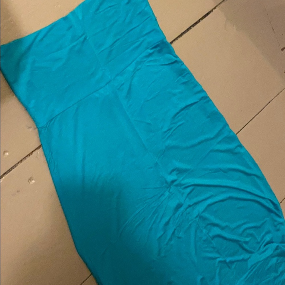 Chris and carol turquoise pencil skirt